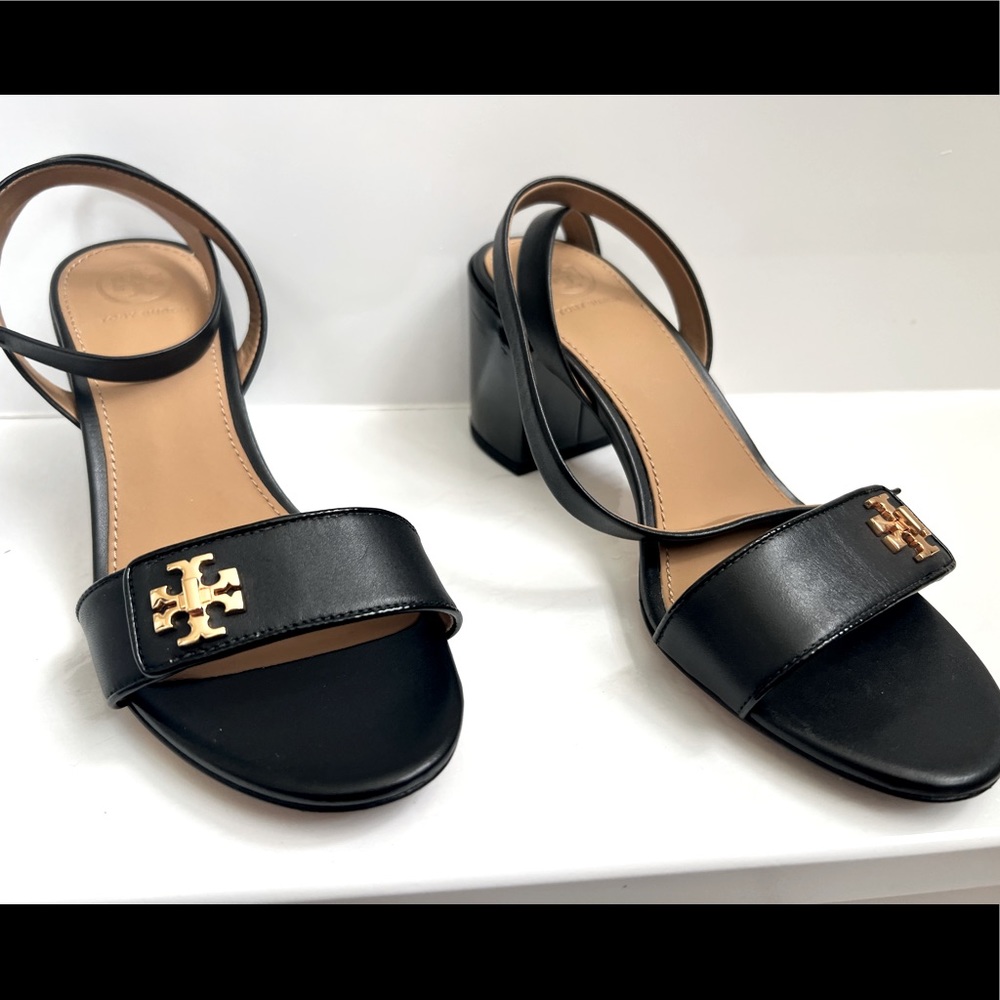 Tory Burch black patent leather shoes